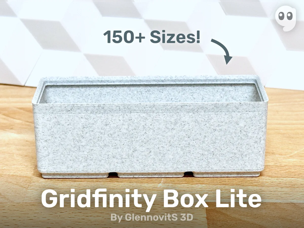 Gridfinity Lite-låda 1×1×3 – bild av GlennovitS 3D