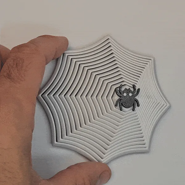 Spindelnätsfidget med fyra figurer – bild av gobotoru